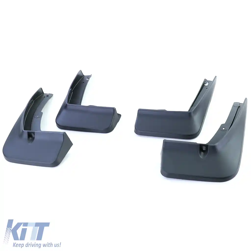 Set de aripi de noroi față și spate, negre, potrivit pentru VW T-Cross C1 din 2018-image-6204204