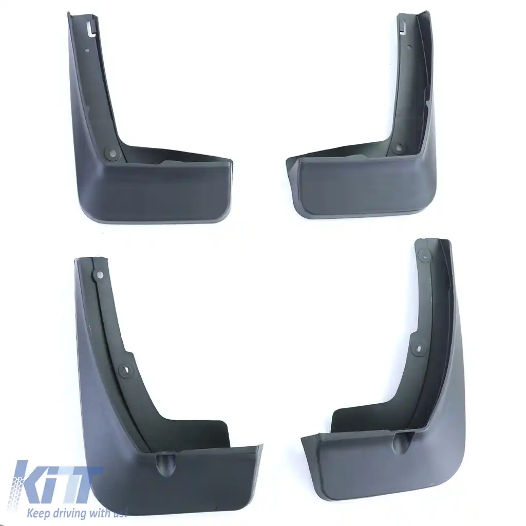 Set de aripi de noroi față și spate, negre, potrivit pentru VW T-Cross C1 din 2018-image-6204205