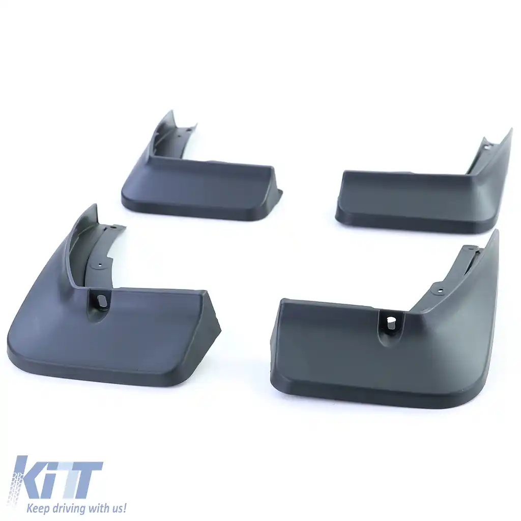Set de aripi de noroi față și spate, negre, potrivit pentru VW T-Cross C1 din 2018-image-6204206
