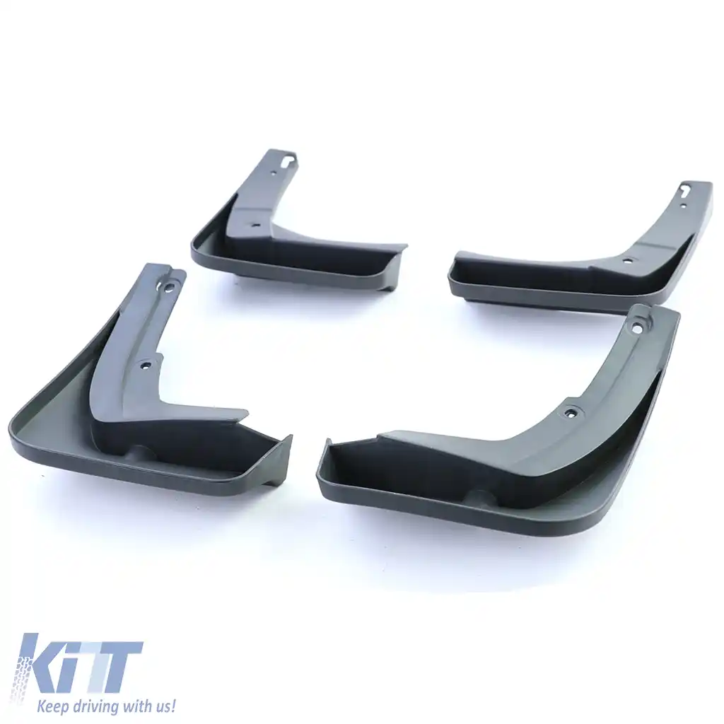 Set de aripi de noroi față și spate, negre, potrivit pentru VW T-Cross C1 din 2018-image-6204207