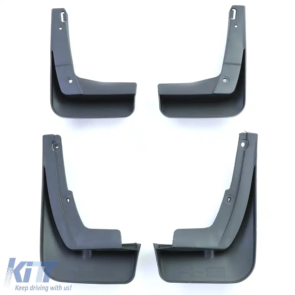 Set de aripi de noroi față și spate, negre, potrivit pentru VW T-Cross C1 din 2018-image-6204208