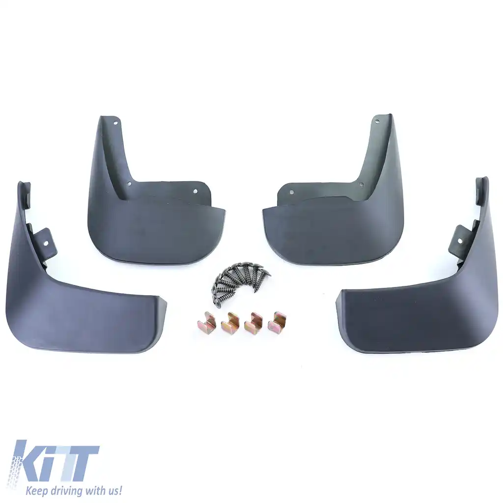 Set de aripi de noroi față și spate, negre, potrivite pentru VW Passat B6 3C 05-10-image-6204540