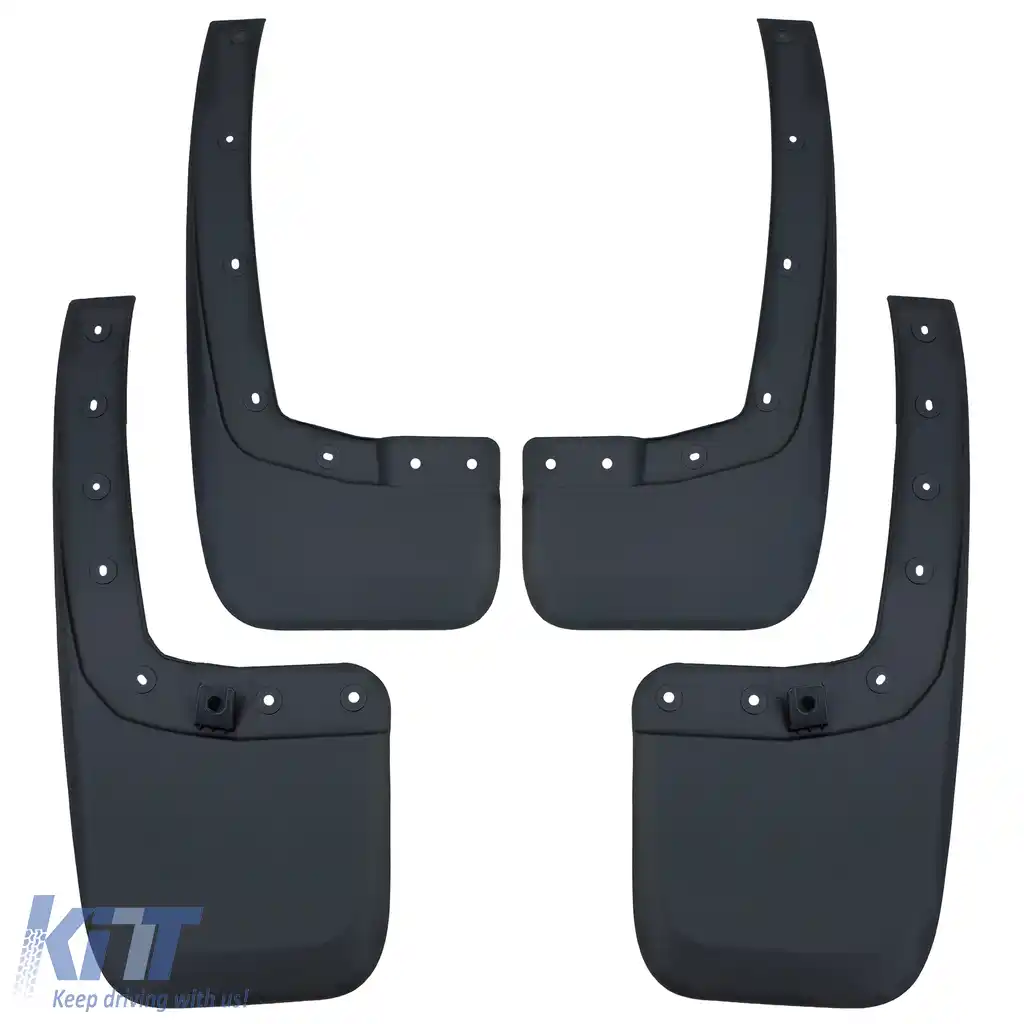 Set de aripi de noroi față și spate, negre, potrivit pentru Ford Ranger T9 din 2023-image-6208118