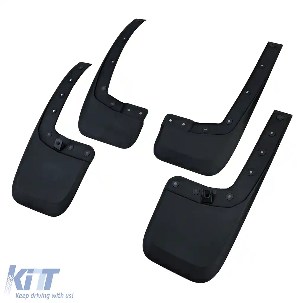 Set de aripi de noroi față și spate, negre, potrivit pentru Ford Ranger T9 din 2023-image-6208119