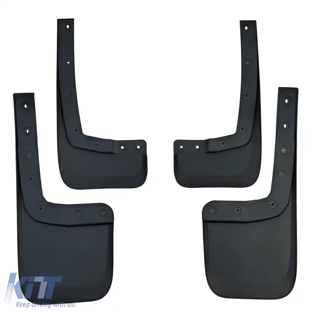 Set de aripi de noroi față și spate, negre, potrivit pentru Ford Ranger T9 din 2023-image-6208122