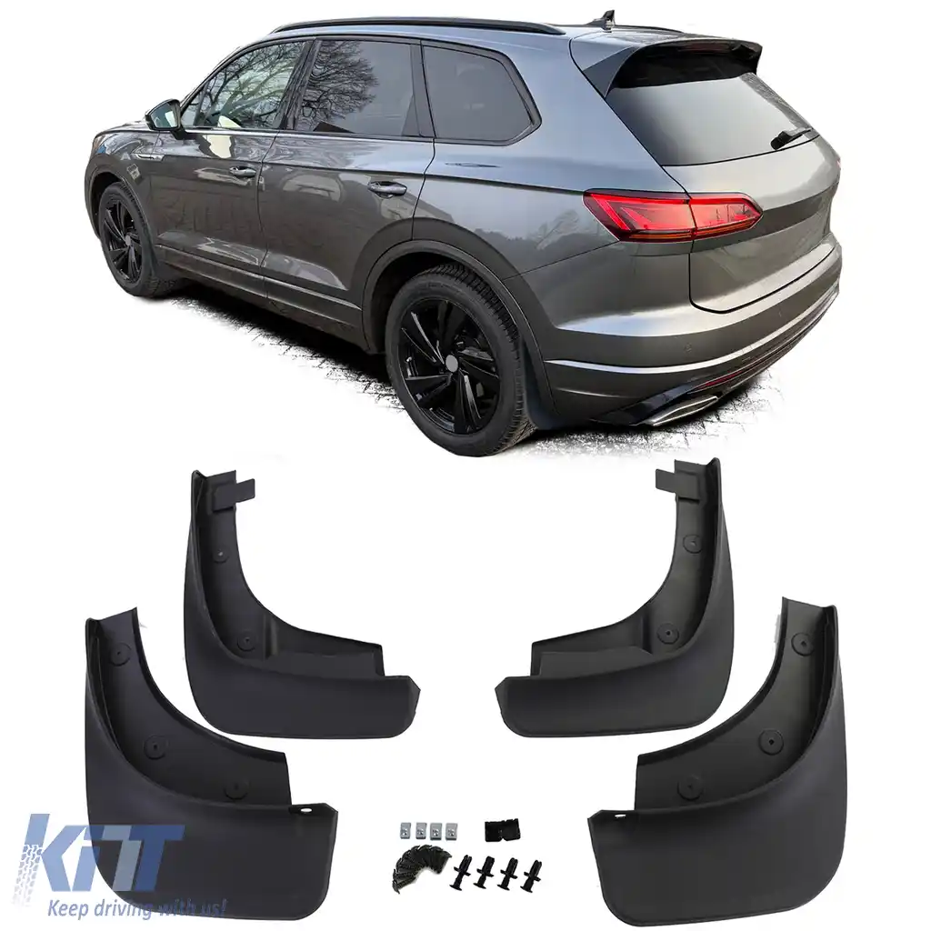 Set de aripi față și spate negre, potrivit pentru VW Touareg CR din 2018 cu R-Line