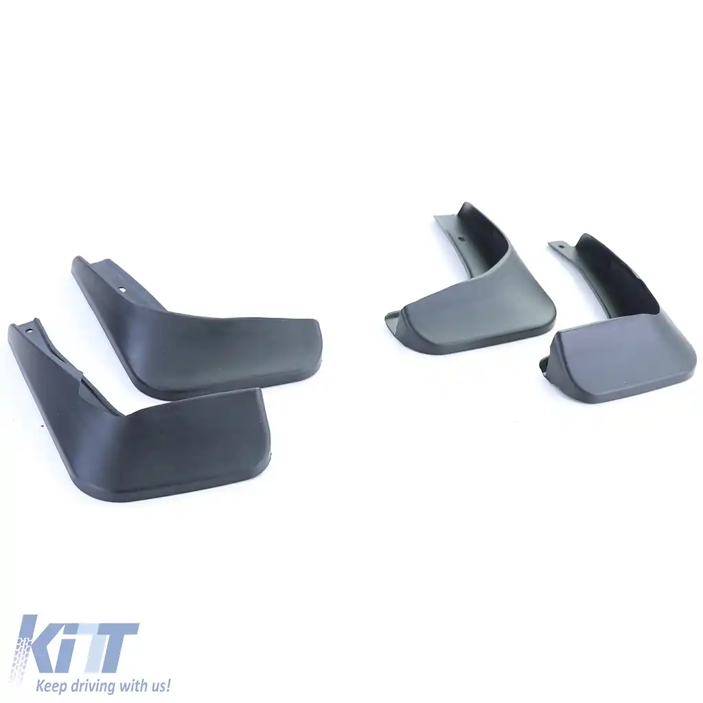 Set de aripi față și spate, negru, potrivit pentru VW Polo 5 pre-facelift 6R 09-14-image-6198424