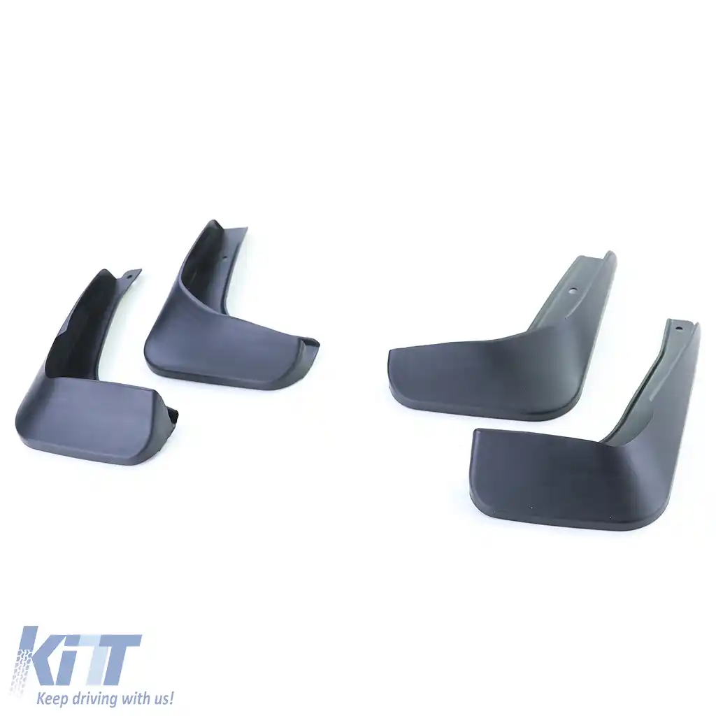 Set de aripi față și spate, negru, potrivit pentru VW Polo 5 pre-facelift 6R 09-14-image-6198425