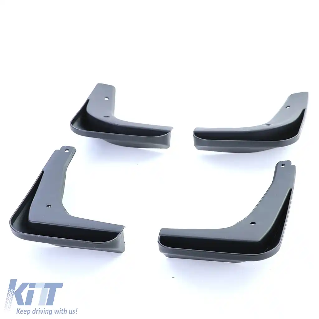 Set de aripi față și spate, negru, potrivit pentru VW Polo 5 pre-facelift 6R 09-14-image-6198428