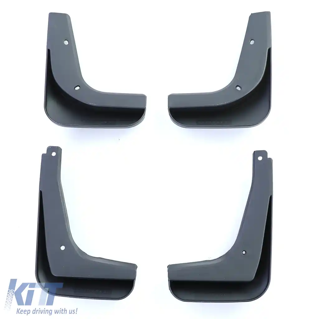 Set de aripi față și spate, negru, potrivit pentru VW Polo 5 pre-facelift 6R 09-14-image-6198429