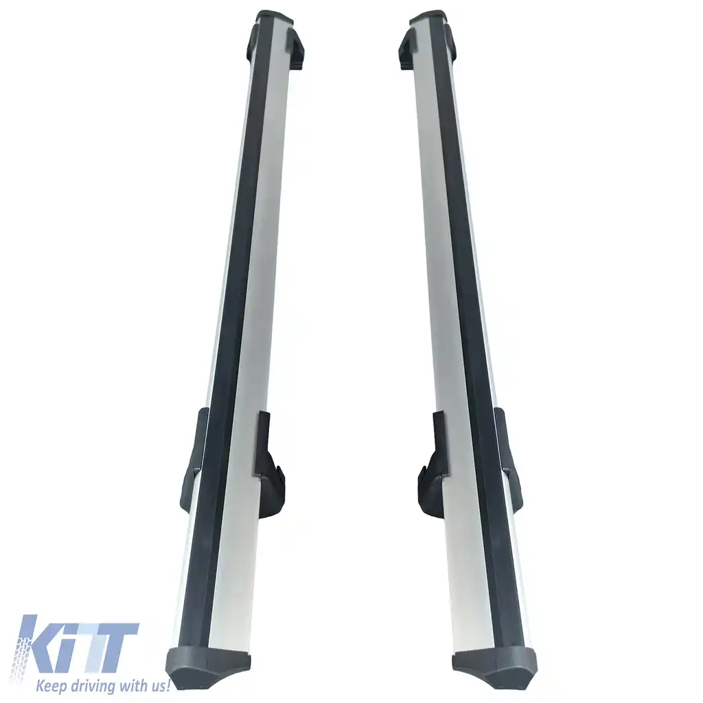 Set de bare transversale din aluminiu pentru șinele de acoperiș, potrivit pentru Ford Ranger T6 T7 T8 2012-2022-image-6208350