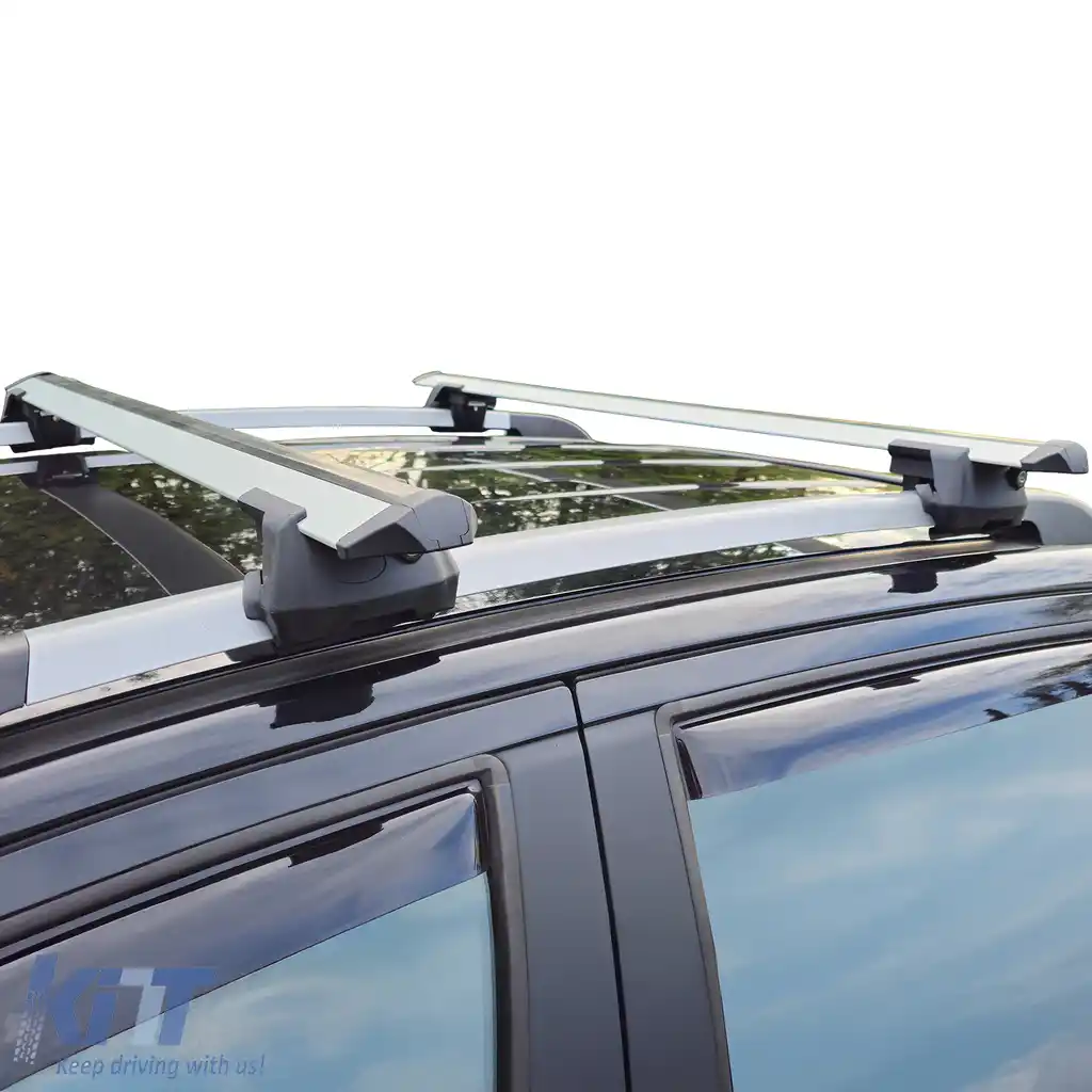 Set de bare transversale din aluminiu pentru șinele de acoperiș, potrivit pentru Ford Ranger T6 T7 T8 2012-2022-image-6208356