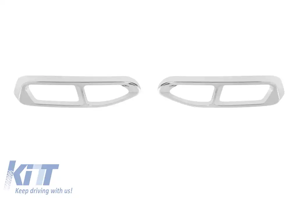 Set de capace cromate pentru duze tip 760 potrivite pentru bara M la BMW Seria 7 G11, G12 2015-2018