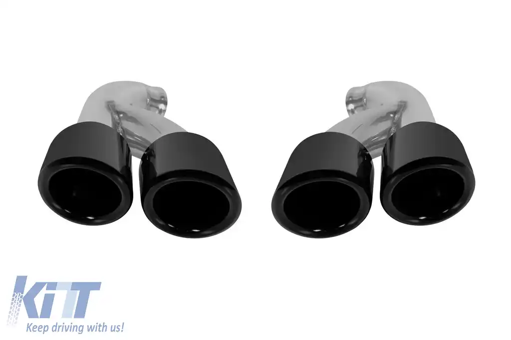Set de capace negre tip GT potrivite pentru Porsche Cayenne 958.2 2015-2018, nu sunt potrivite pentru versiunile GTS, Turbo și S.