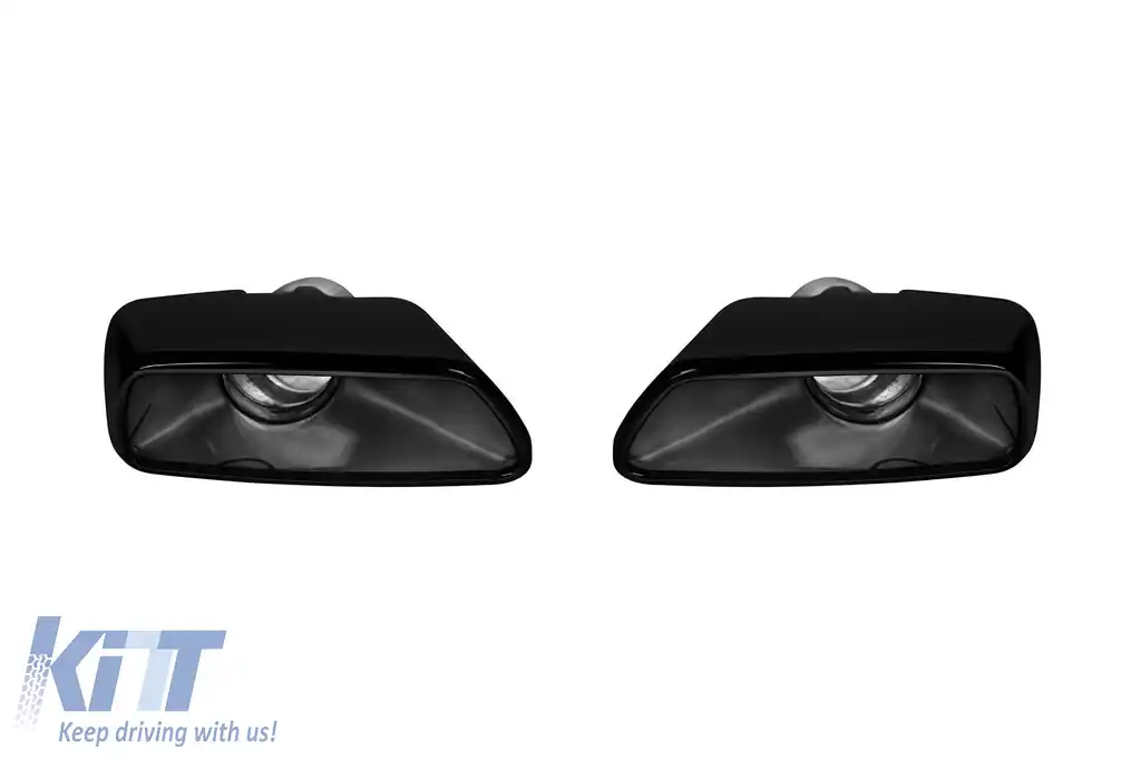 Set de capete negre tip 550i potrivit pentru BMW Seria 5 G30, G31 după 2017