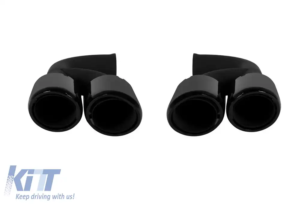 Set de capete negre tip GT potrivite pentru Porsche Cayenne 958.1 2011-2014, nu sunt potrivite pentru versiunile GTS și S.