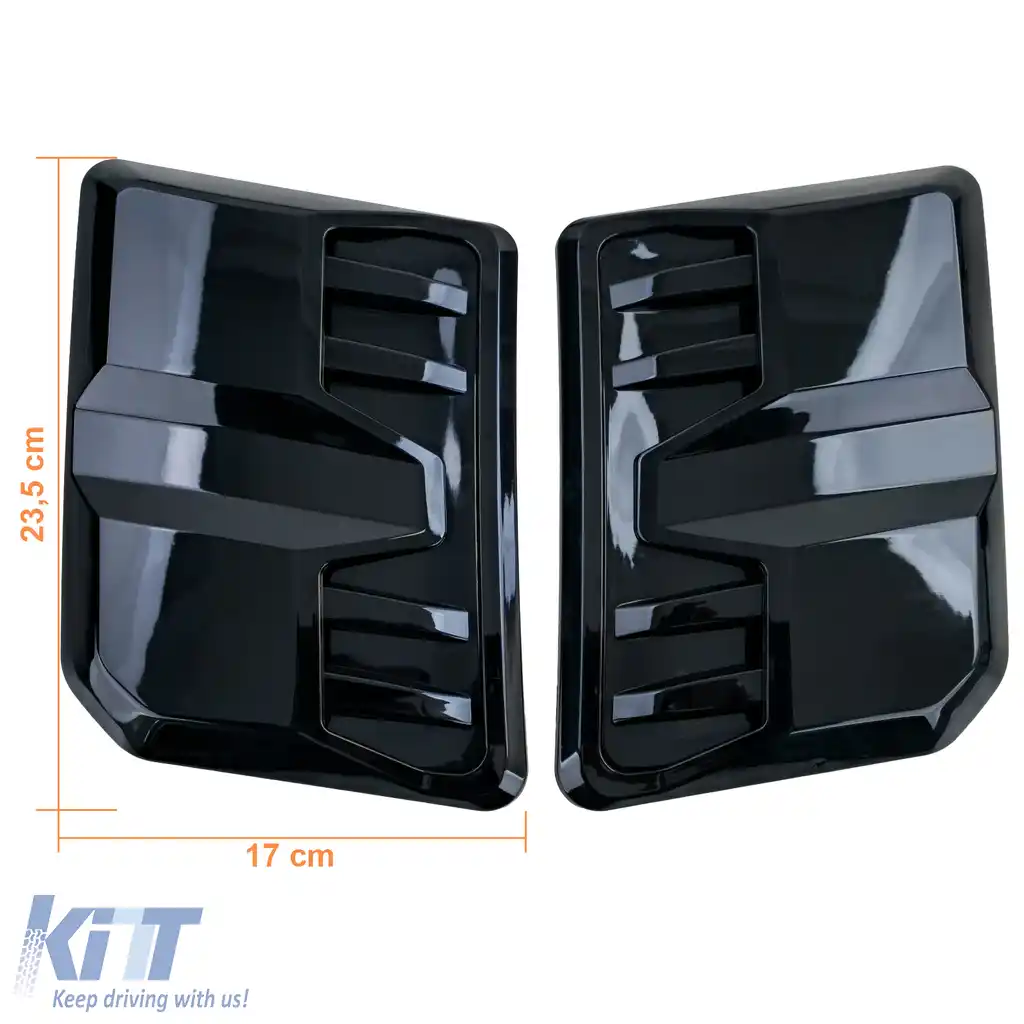 Set de capotă cu deschidere lucios negru, potrivit pentru Ford Ranger T9 din 2022-image-6210477