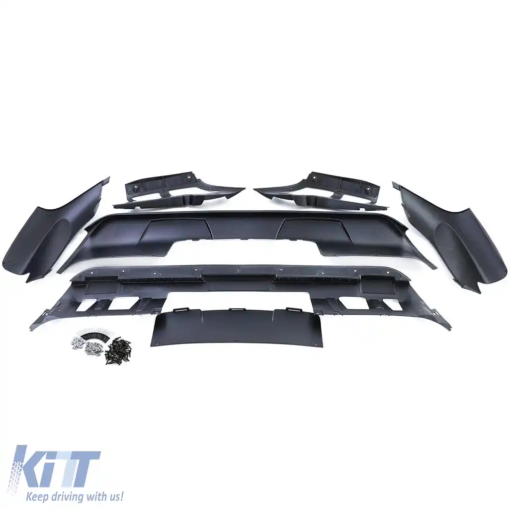 Set de caroserie performant, kit complet, față și spate, negru lucios, potrivit pentru BMW X5 E70 07-10-image-6207418