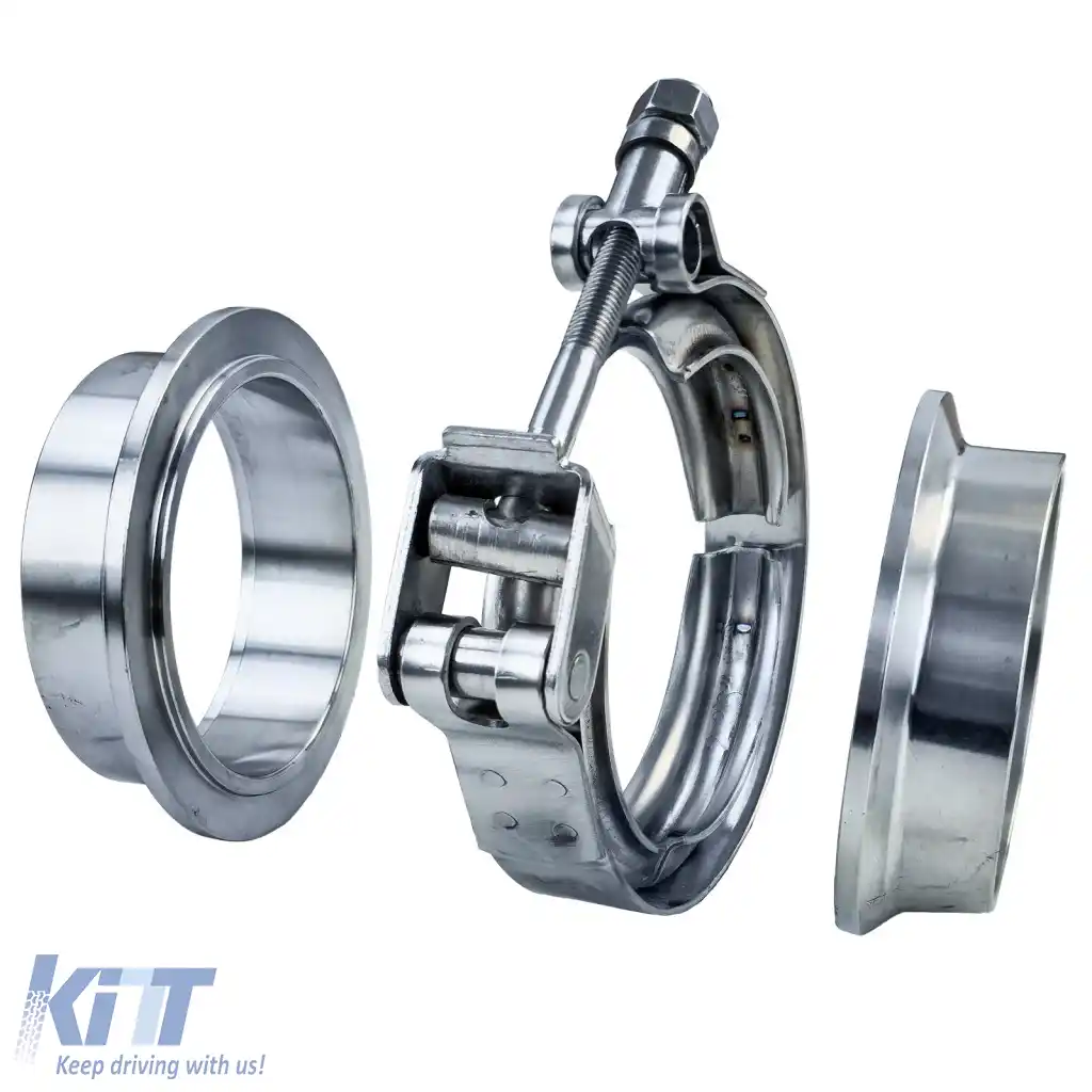 Set de cleme V-Band din oțel inoxidabil cu eliberare rapidă 2.35