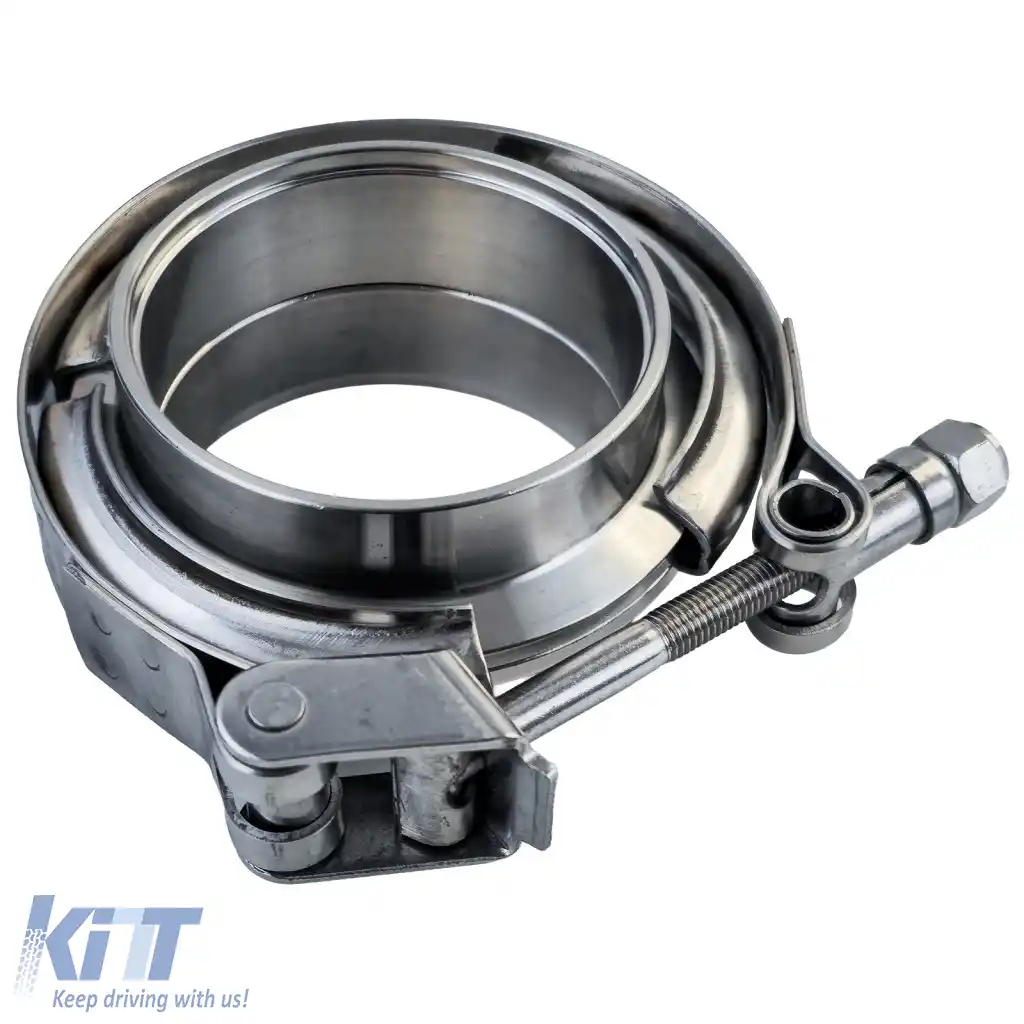 Set de cleme V-Band din oțel inoxidabil cu eliberare rapidă 2.35