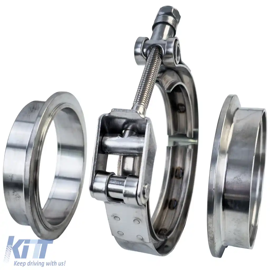 Set de cleme V-Band din oțel inoxidabil cu eliberare rapidă 3