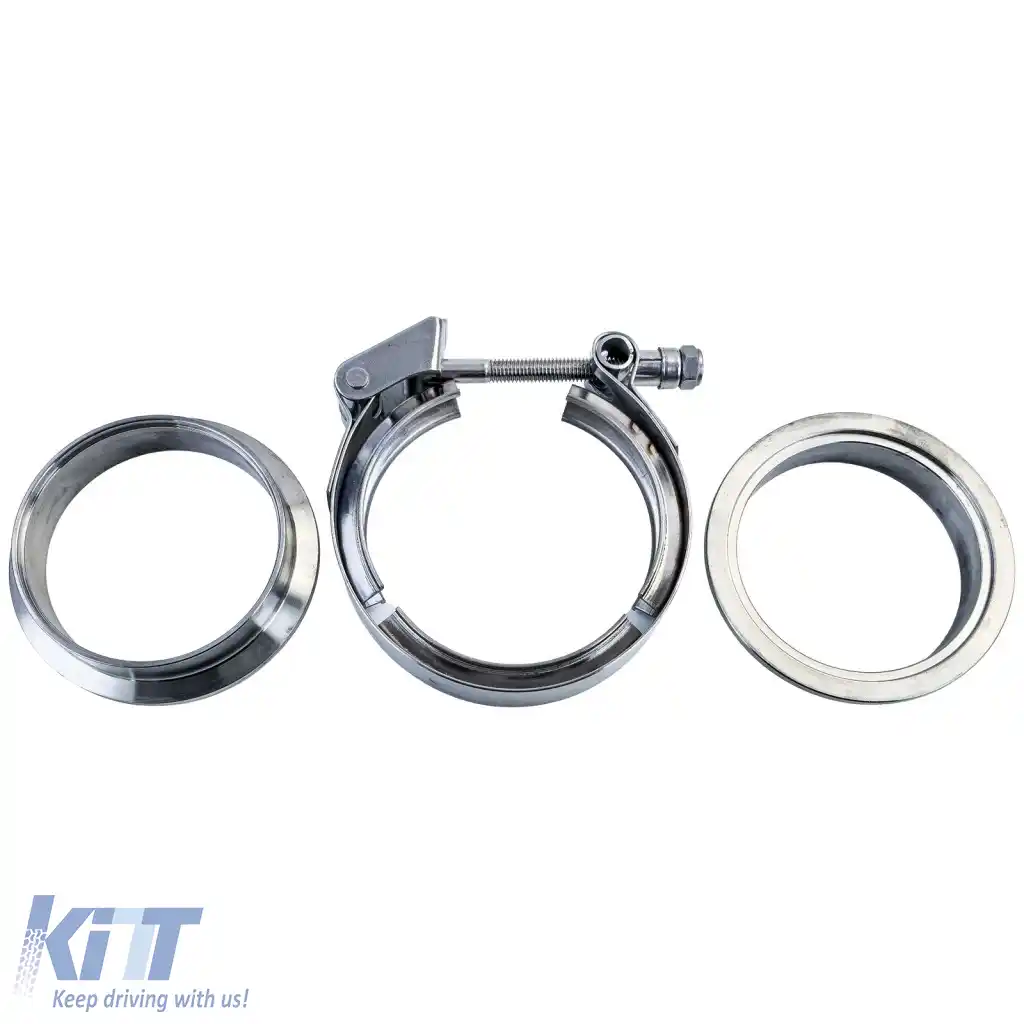 Set de cleme V-Band din oțel inoxidabil cu eliberare rapidă 3