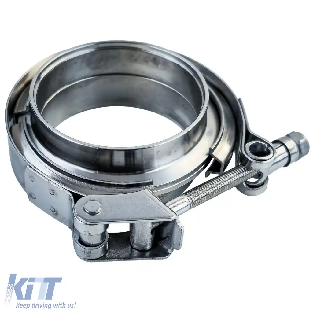 Set de cleme V-Band din oțel inoxidabil cu eliberare rapidă 3