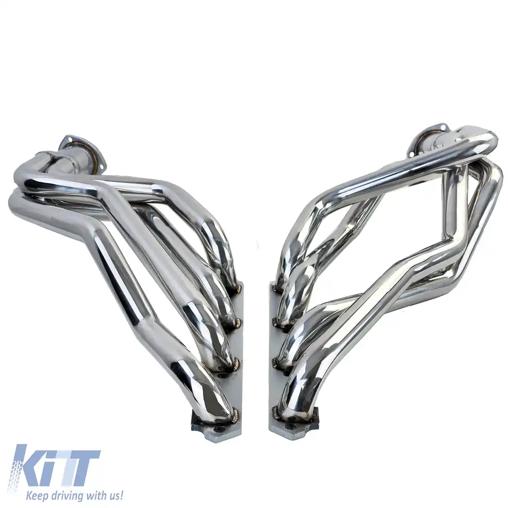 Set de colectoare 4-in-1 din oțel inoxidabil, potrivit pentru Ford Mustang SBF 64-73 289 302 351W-image-6207855