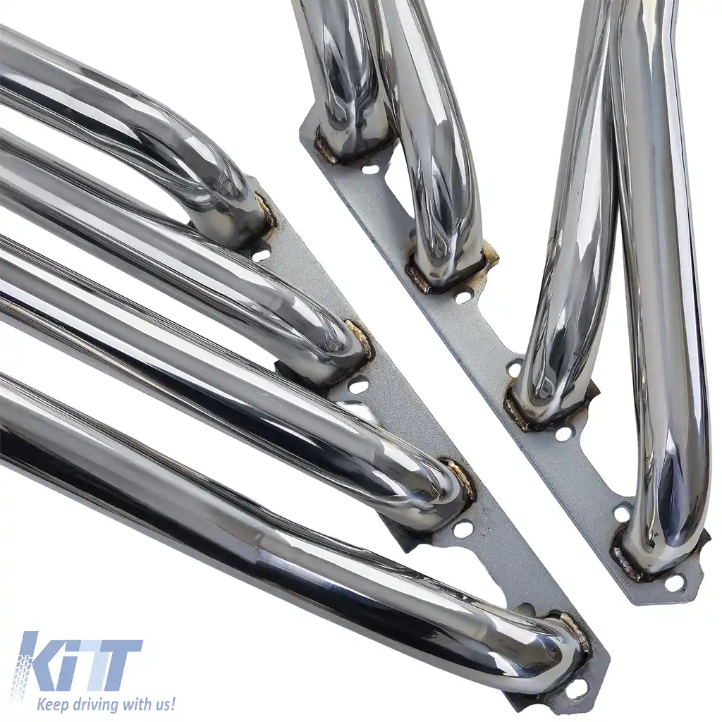 Set de colectoare 4-in-1 din oțel inoxidabil, potrivit pentru Ford Mustang SBF 64-73 289 302 351W-image-6207856