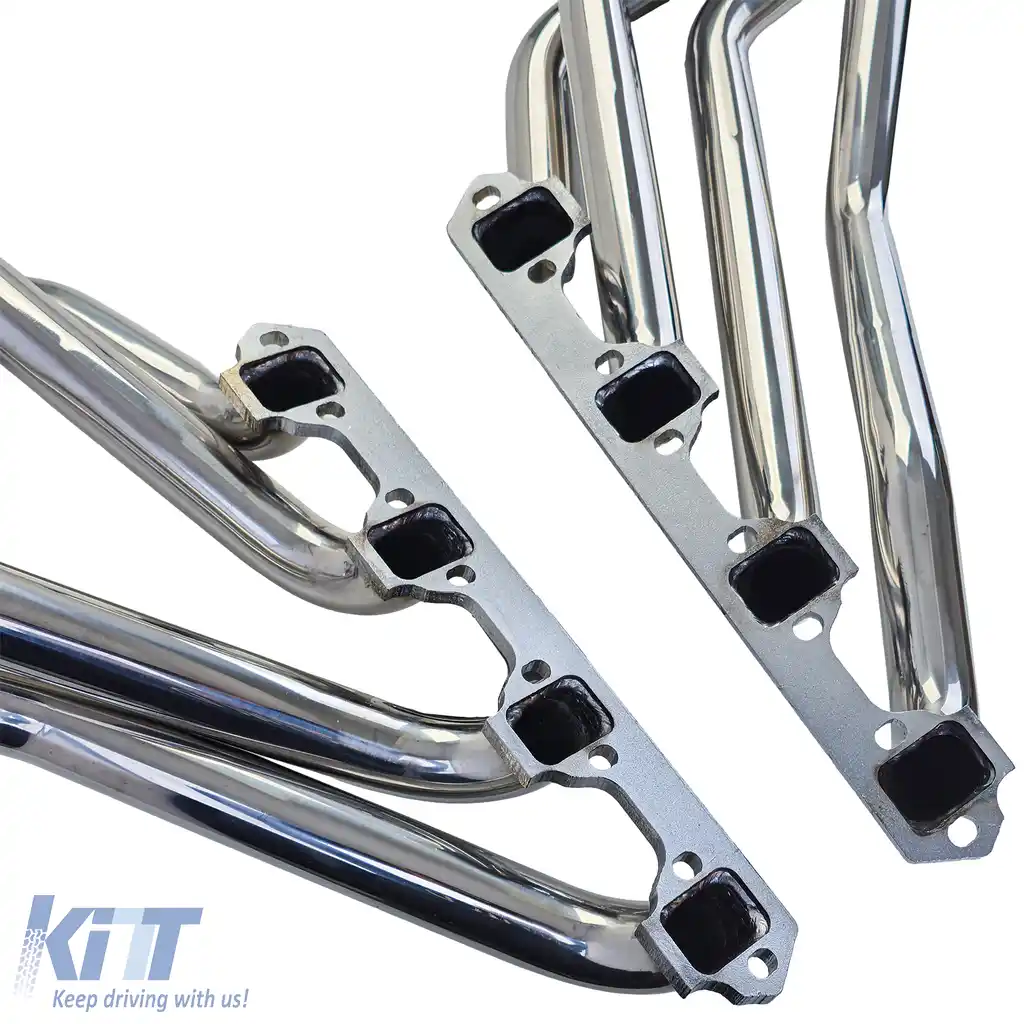 Set de colectoare 4-in-1 din oțel inoxidabil, potrivit pentru Ford Mustang SBF 64-73 289 302 351W-image-6207859