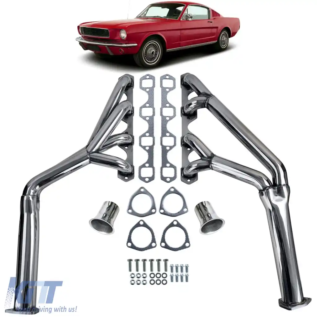 Set de colectoare Tri-Y din oțel inoxidabil, potrivit pentru Ford Mustang SBF 64-70 260 289 302