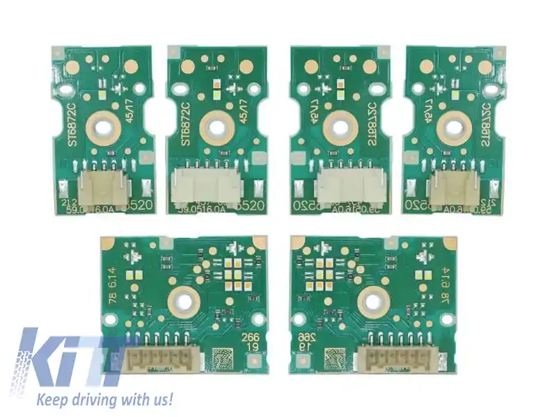 Set de conectori cu 6 pini pentru modulele de lumini DRL în farurile de versiune joasă potrivite pentru Mercedes GLE W167 2020-2023