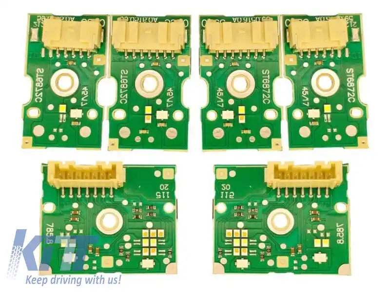 Set de conectori cu 7 pini pentru modulele de lumini DRL în farurile de Versiune Înaltă, potrivite pentru Mercedes GLE W167 2020-2023