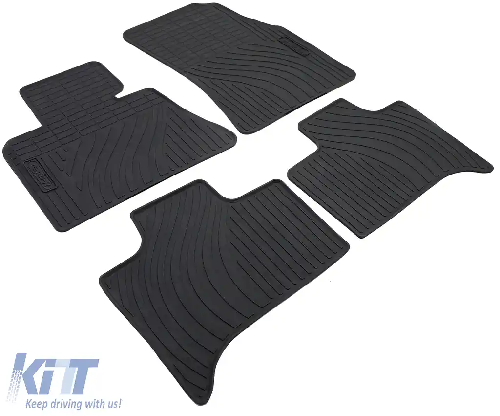 Set de covorașe din cauciuc pentru mașină, negru, premium, potrivit pentru BMW X5 E53 2000-2006-image-6195344