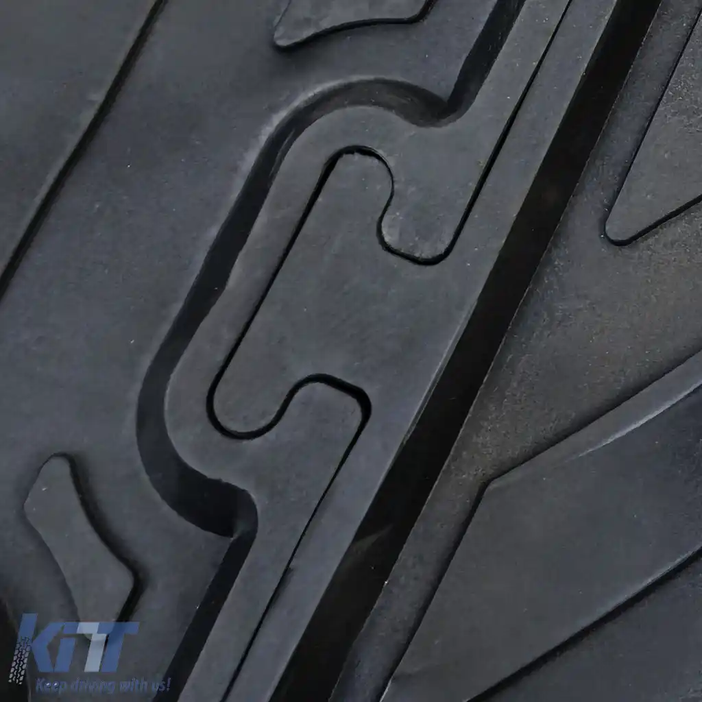 Set de covorașe din cauciuc premium, 4 piese, potrivit pentru VW T5 T6 Bus Transporter 2003-2019-image-6210668