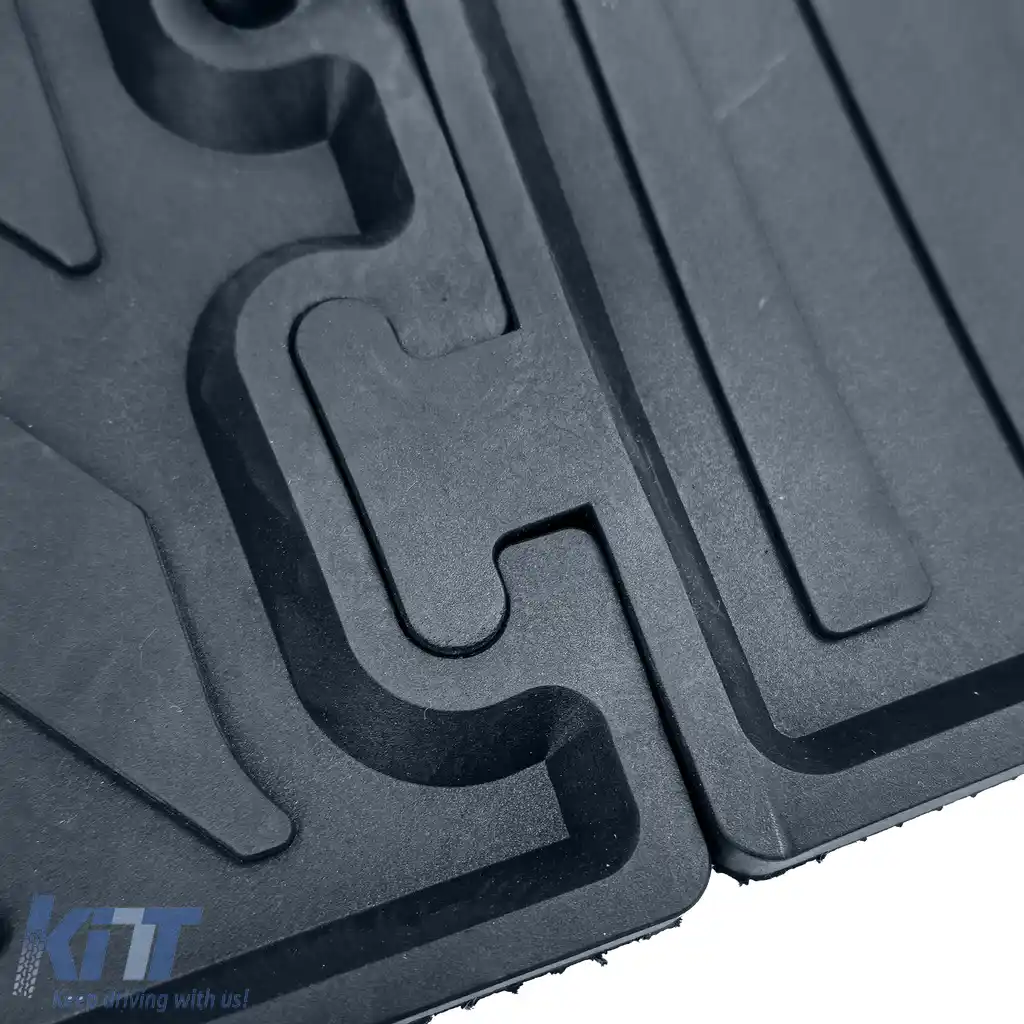 Set de covorașe din cauciuc premium, 6 piese, față + spate, potrivit pentru VW T6.1 din anul 2019-image-6211015