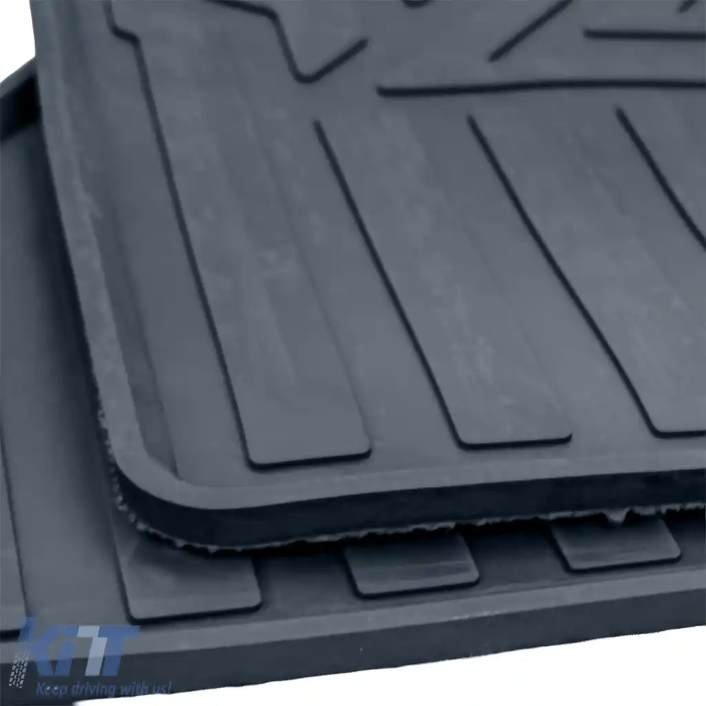 Set de covorașe din cauciuc premium, 8 piese, potrivit pentru VW T6.1 Multivan din anul 2019-image-6202754