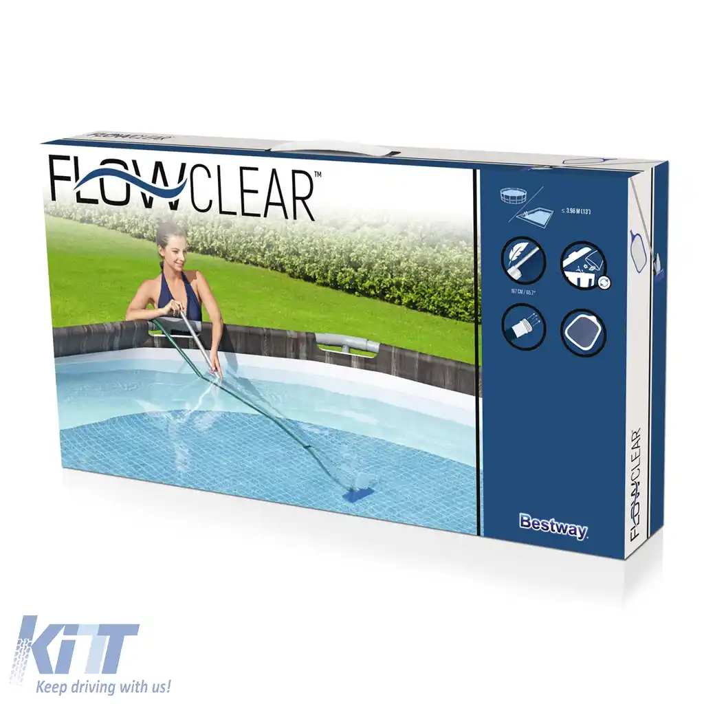 Set de curățare a piscinei BESTWAY, cu skimmer cu vid Venturi, potrivit pentru piscine de până la 396 cm-image-6191339