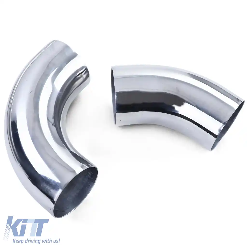 Set de țevi de admisie din aluminiu, lustruite, universale, potrivite pentru filtre de aer sport-image-6277203