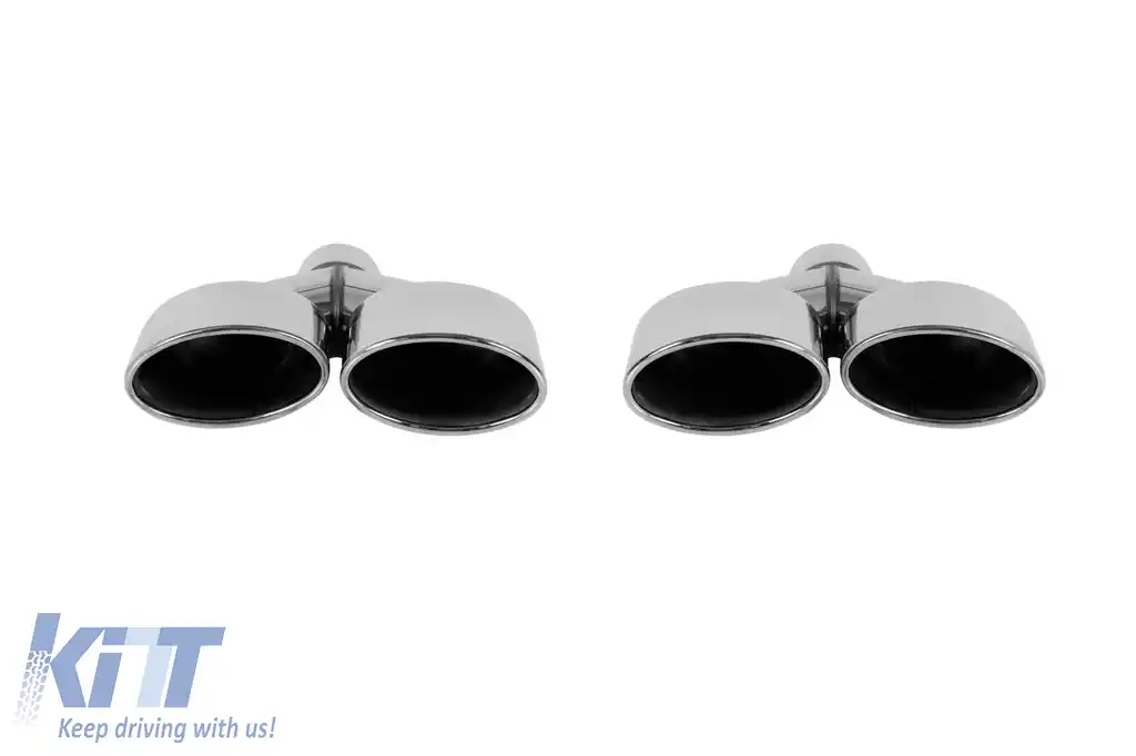 Set de țevi Y tip 63 din crom, potrivite pentru Mercedes C-Class W204, S204 2008–2014