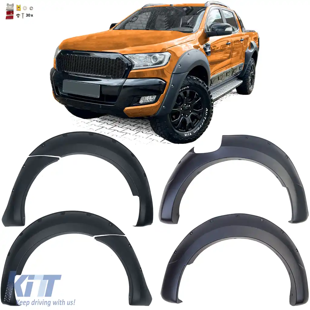 Set de extensii pentru arcurile roților BIG, potrivit pentru Ford Ranger T7 2015-2019 2.2 3.2
