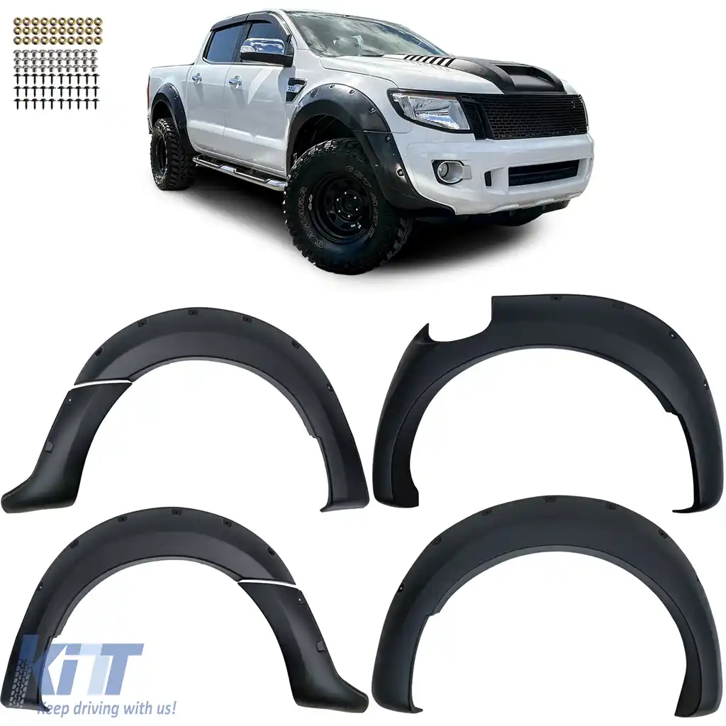 Set de extensii pentru aripa roții BIG, potrivit pentru Ford Ranger T6 2012-2015