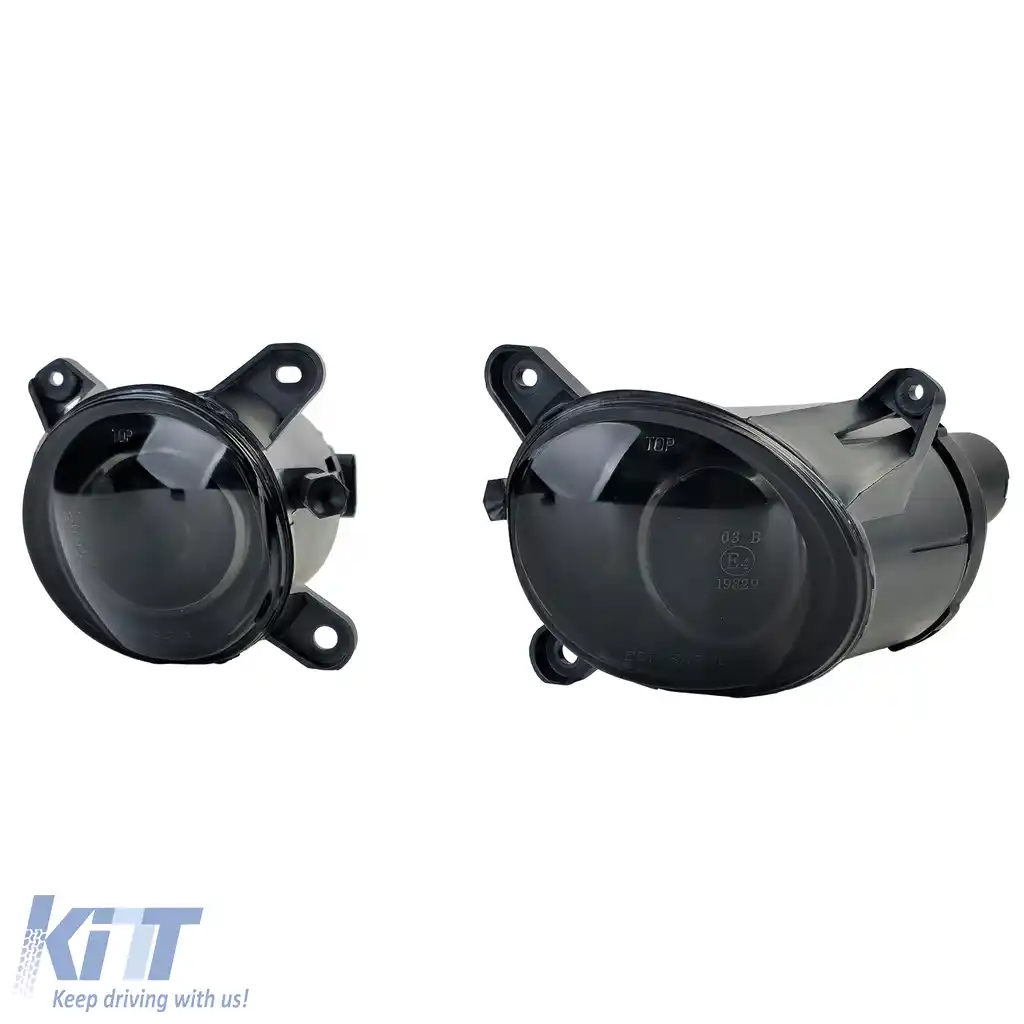 Set de Faruri Antibrouillard din Sticlă Clară Fumuriu pentru VW Passat B5 3BG 2000-2005-image-6206984