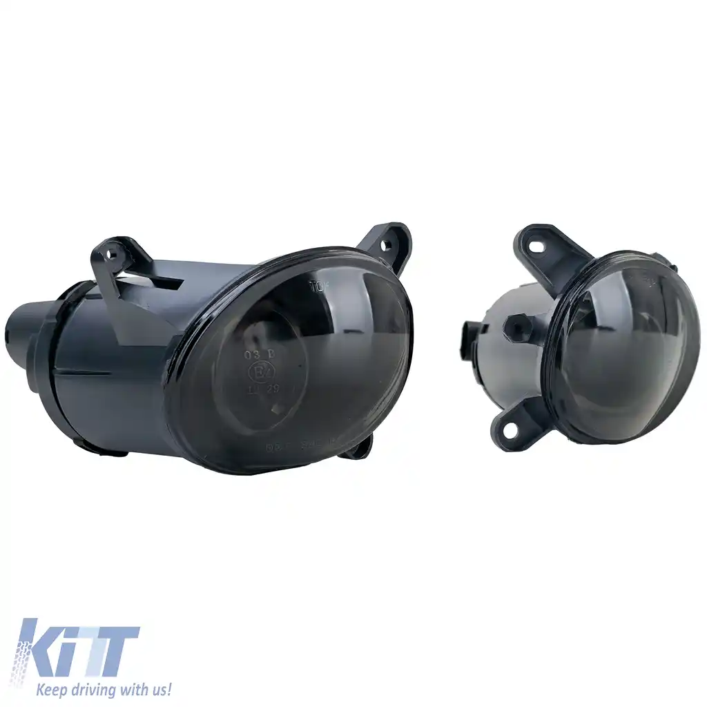 Set de Faruri Antibrouillard din Sticlă Clară Fumuriu pentru VW Passat B5 3BG 2000-2005-image-6206985