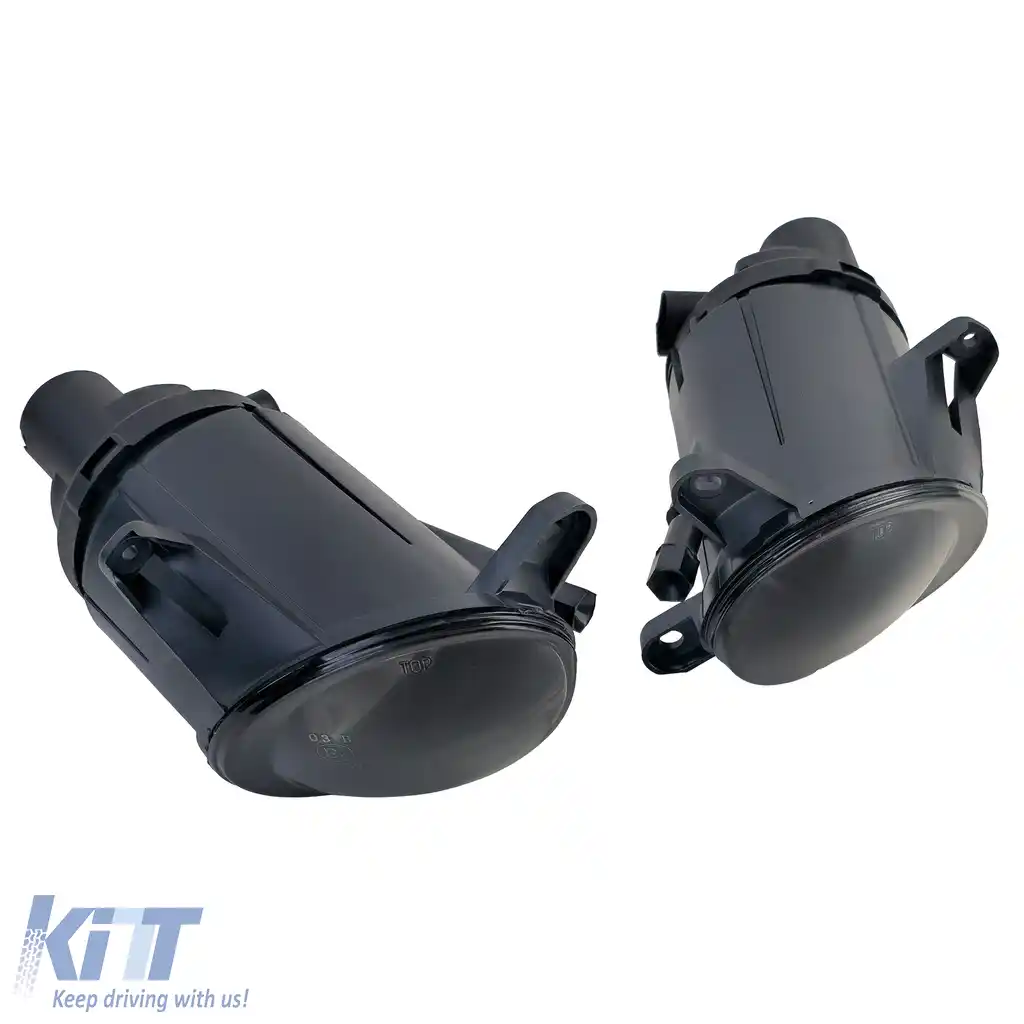 Set de Faruri Antibrouillard din Sticlă Clară Fumuriu pentru VW Passat B5 3BG 2000-2005-image-6206987