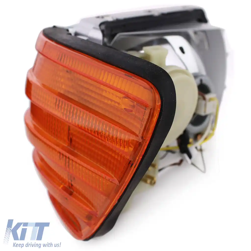 Set de faruri cu LWR dreapta + stânga, potrivit pentru Mercedes SL R107 SLC C107-image-6195309