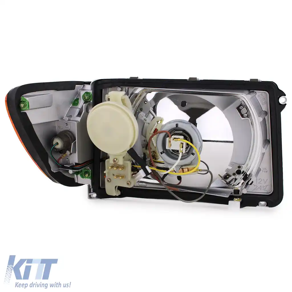 Set de faruri cu LWR dreapta + stânga, potrivit pentru Mercedes SL R107 SLC C107-image-6195311