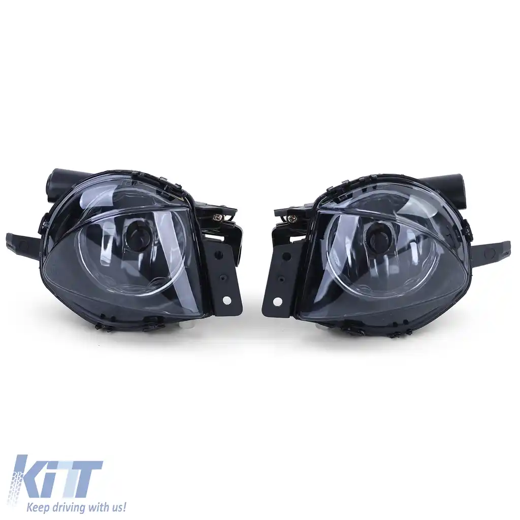Set de faruri de ceață din sticlă clară cu fum negru, potrivit pentru BMW Seria 3 E90 E91 05-08-image-6196051