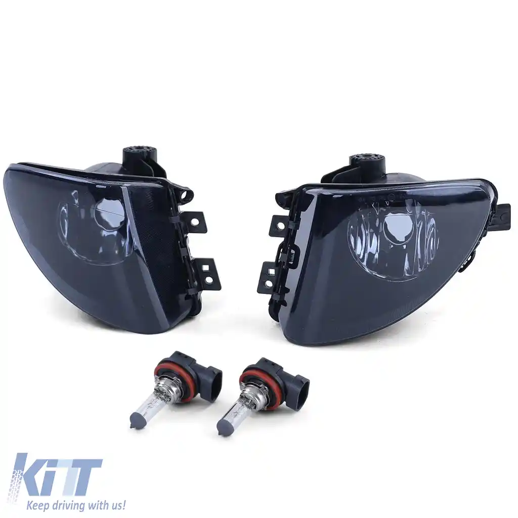 Set de faruri de ceață din sticlă clară cu fum negru, potrivit pentru BMW Seria 5 F10 F11 10-13-image-6204990