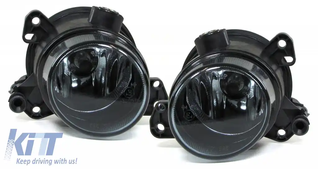 Set de faruri de ceață din sticlă clară cu fum negru, potrivit pentru Mercedes B-Class W246 11-14